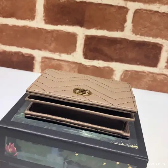 First bag ru Marmont card case wallet GG GUCCI 0502